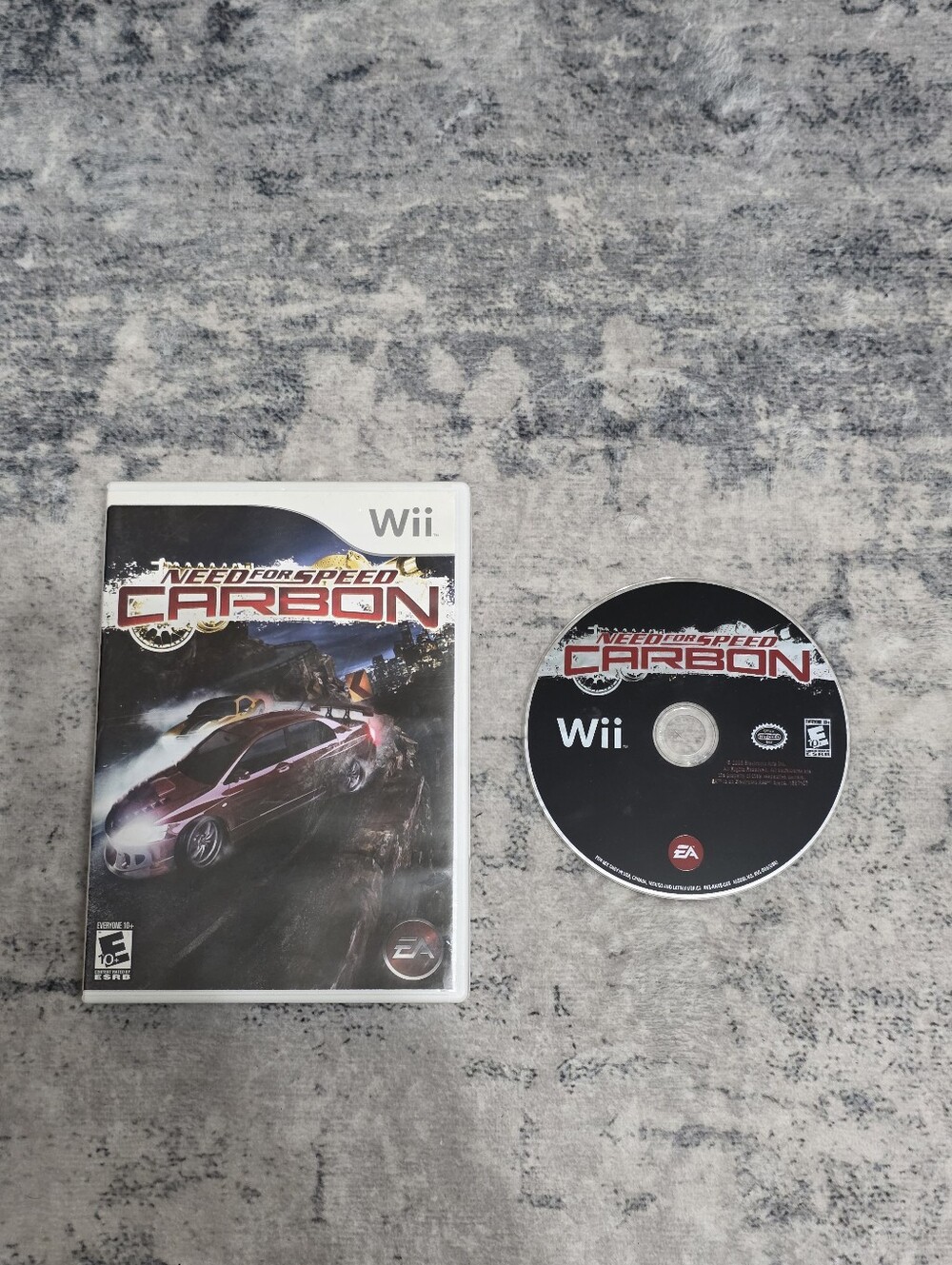 Need for Speed Carbon Nintendo Wii No Manuel